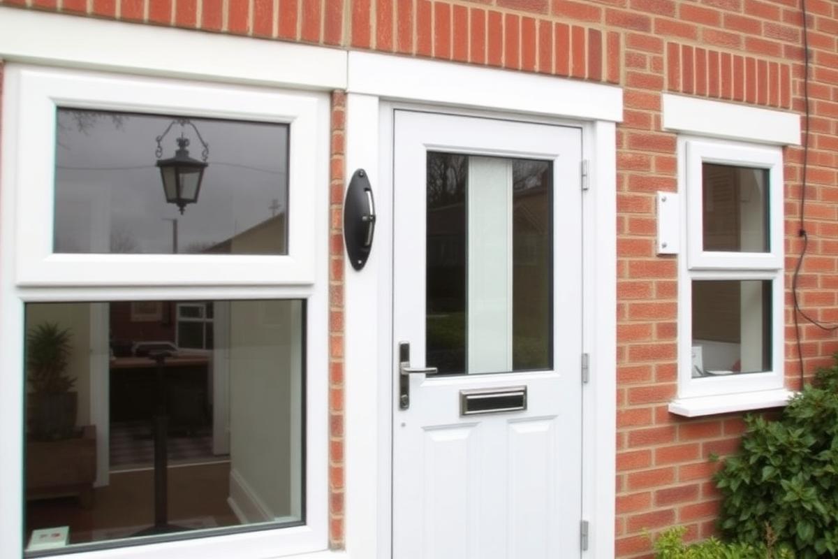 New double glazed windows and a composite front door